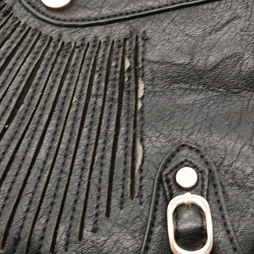 Urban Expressions Purse Womens Black M Handbag  Zip & Snap Close Double Straps - Picture 6 of 13